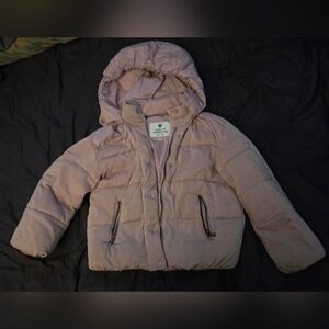 Kids Pink Puffer Jacket